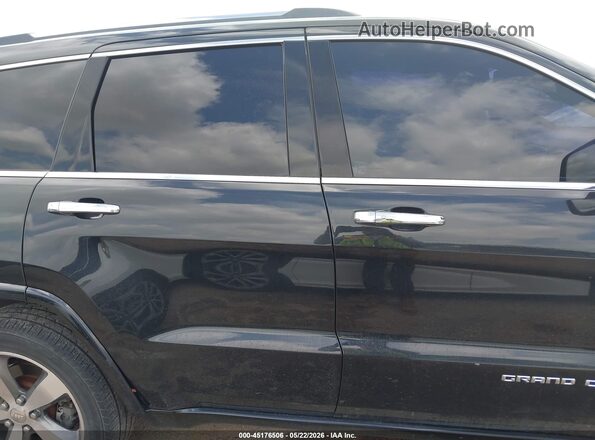 1C4RJECG5GC351876 2016 JEEP GRAND CHEROKEE Black უკანა სალონის ხედი