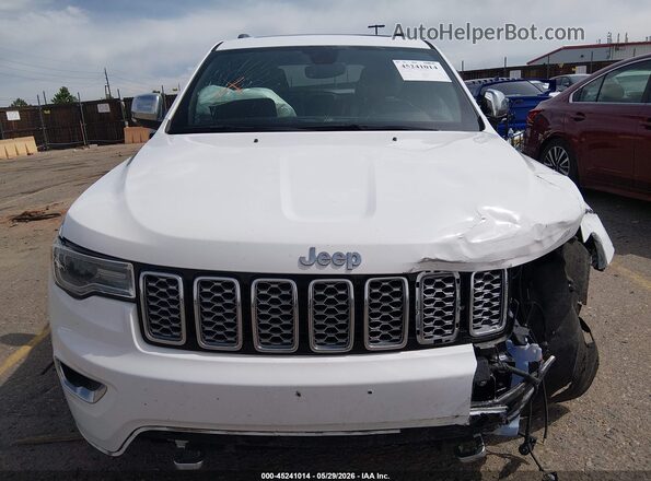 1C4RJECG8KC614693 2019 JEEP GRAND CHEROKEE White ხელსაწყოთა პანელის ხედი