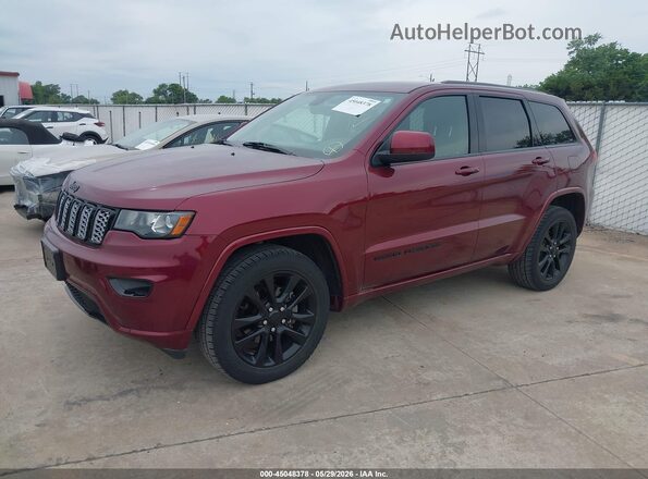 1C4RJFAG0JC119170 2018 JEEP GRAND CHEROKEE Maroon წინა მარცხენა ხედი სამი მეოთხედიდან