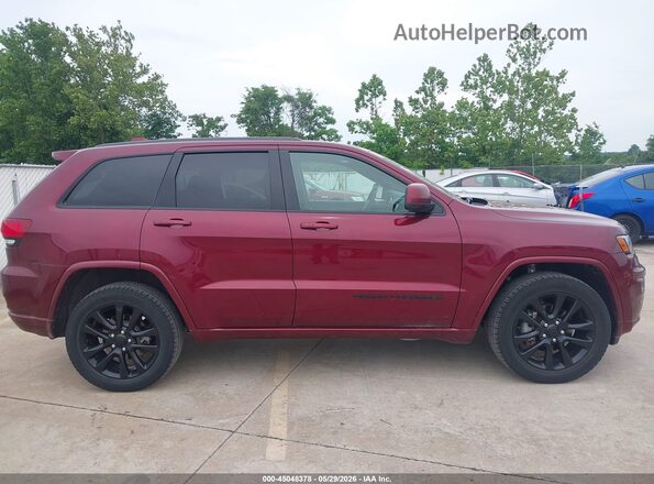1C4RJFAG0JC119170 2018 JEEP GRAND CHEROKEE Maroon უკანა სალონის ხედი