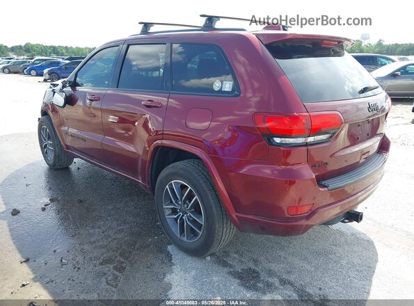 1C4RJFAG0JC284345 2018 JEEP GRAND CHEROKEE Red Trasero izquierdo