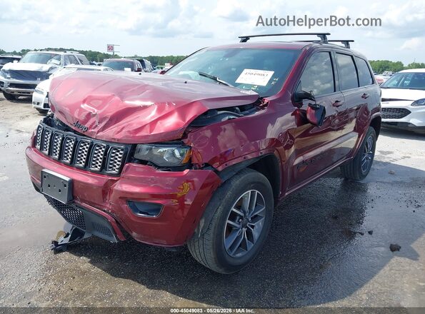 1C4RJFAG0JC284345 2018 JEEP GRAND CHEROKEE Red Vista tres cuartos delantera izquierda