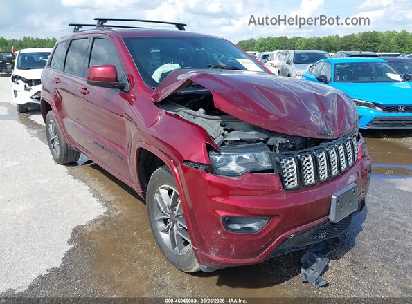 1C4RJFAG0JC284345 2018 JEEP GRAND CHEROKEE Red Vista frontal