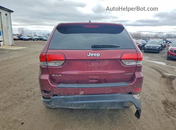 1C4RJFAG1MC534597 2021 JEEP GRAND Maroon Rear view