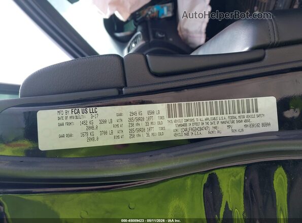 1C4RJFAG2HC847471 2017 JEEP GRAND CHEROKEE Black Widok komory silnika