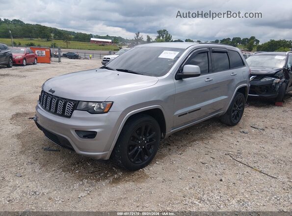 1C4RJFAG4KC526880 2019 JEEP GRAND CHEROKEE Silver Առջևի ձախ երեք քառորդ տեսարան