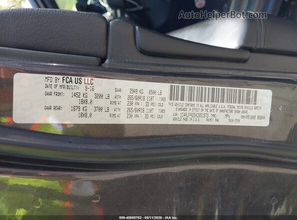 1C4RJFAG5HC651573 2017 JEEP GRAND CHEROKEE Gray 