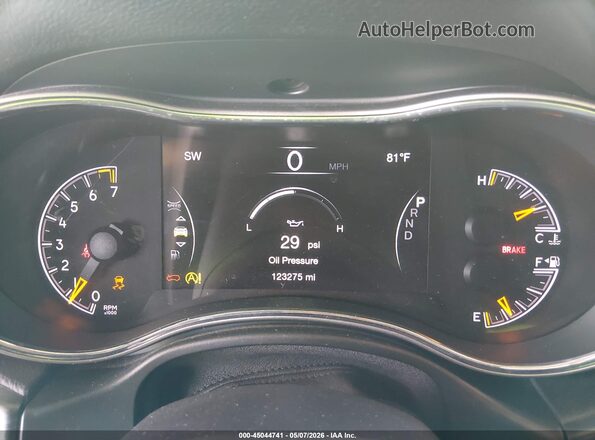 1C4RJFAG5KC610514 2019 JEEP GRAND CHEROKEE White Հետևի նստատեղերի տեսք