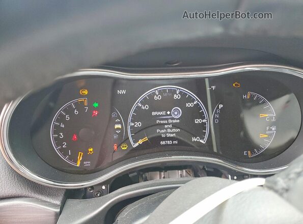 1C4RJFAG5LC210342 2020 JEEP GRAND Белый Вид щитка приборов