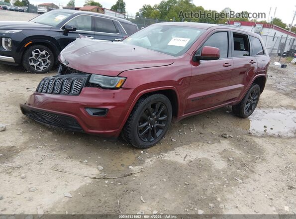 1C4RJFAG5LC255006 2020 JEEP GRAND CHEROKEE Burgundy Vista tres cuartos delantera izquierda