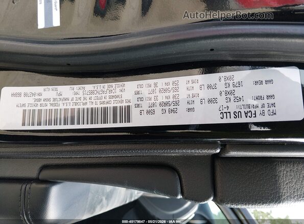 1C4RJFAG7HC885715 2017 JEEP GRAND CHEROKEE Black Engine compartment view