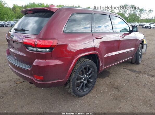 1C4RJFAG7KC547416 2019 JEEP GRAND CHEROKEE Burgundy Trasero derecho