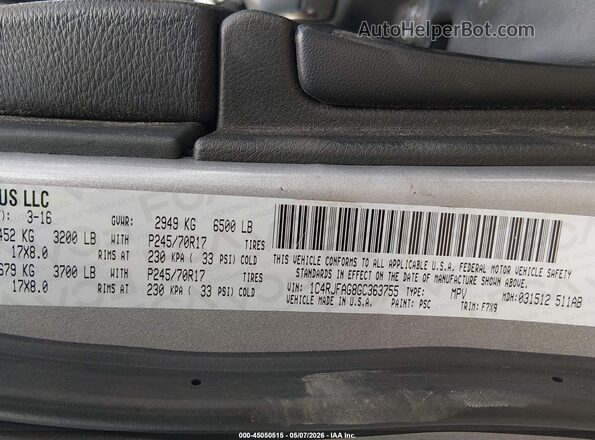 1C4RJFAG8GC363755 2016 JEEP GRAND CHEROKEE Silver 