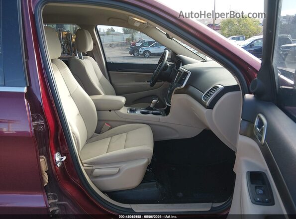 1C4RJFAG8HC859124 2017 JEEP GRAND CHEROKEE Maroon Vista interior delantera