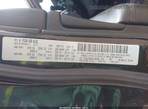 1C4RJFAG8JC180234 2018 JEEP GRAND CHEROKEE Black Вид підкапотного простору