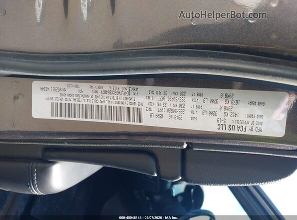 1C4RJFAG8KC804874 2019 JEEP GRAND CHEROKEE Gray Widok komory silnika