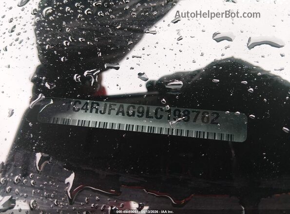 1C4RJFAG9LC198762 2020 JEEP GRAND CHEROKEE Gray Вид підкапотного простору