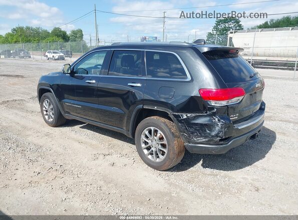 1C4RJFBG0GC410162 2016 JEEP GRAND CHEROKEE Черный Задняя левая четверть