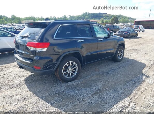 1C4RJFBG0GC410162 2016 JEEP GRAND CHEROKEE Черный Задняя правая четверть