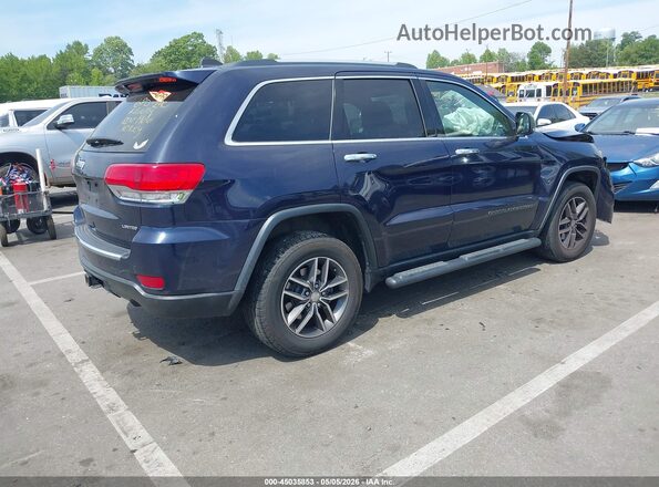1C4RJFBG0HC821966 2017 JEEP GRAND CHEROKEE Blue Trasero derecho