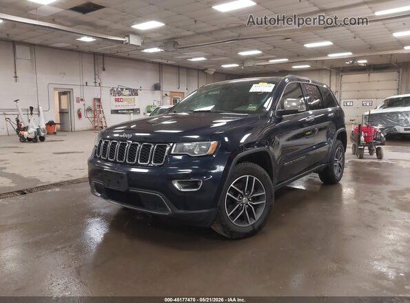 1C4RJFBG0JC215864 2018 JEEP GRAND CHEROKEE Синий Передняя левая четверть