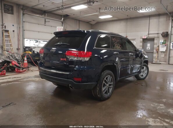 1C4RJFBG0JC215864 2018 JEEP GRAND CHEROKEE Синий Задняя правая четверть