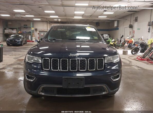 1C4RJFBG0JC215864 2018 JEEP GRAND CHEROKEE Синий Вид щитка приборов