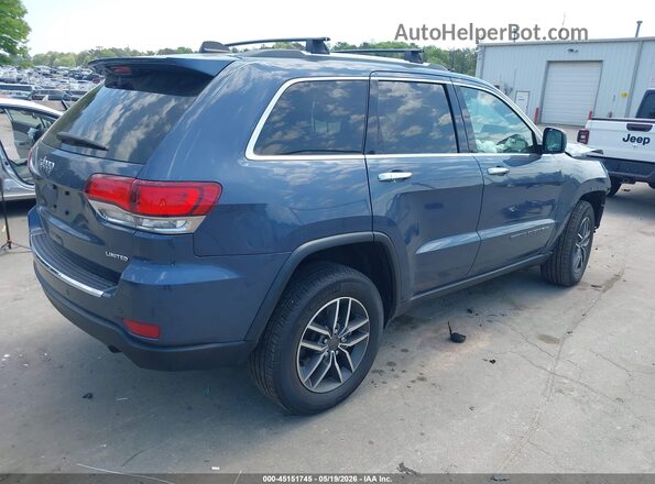 1C4RJFBG0MC525582 2021 JEEP GRAND CHEROKEE Blue Задня права чверть
