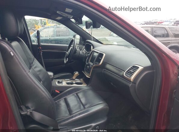 1C4RJFBG1HC872375 2017 JEEP GRAND CHEROKEE Maroon წინა სალონის ხედი