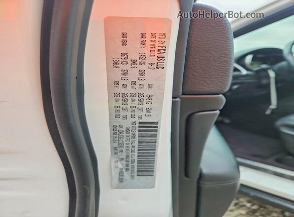 1C4RJFBG1JC165203 2018 JEEP GRAND White Vista de la etiqueta del VIN