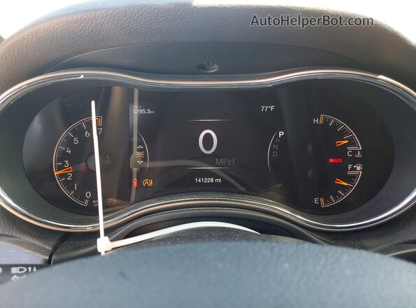 1C4RJFBG2GC493738 2016 JEEP GRAND Blue Вид щитка приладів