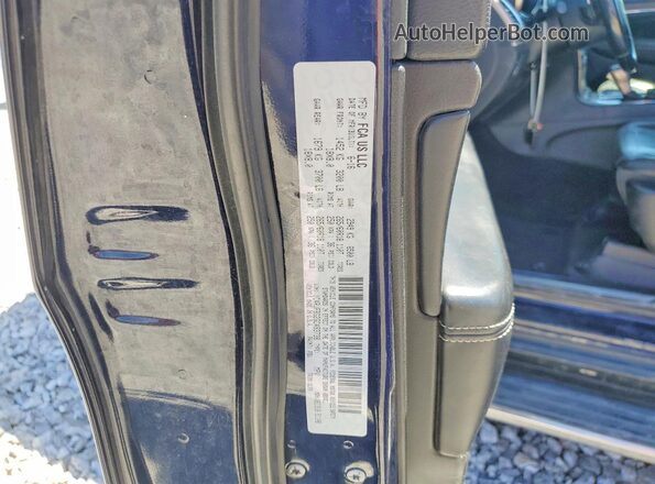 1C4RJFBG2GC493738 2016 JEEP GRAND Blue Вид наклейки з VIN-кодом