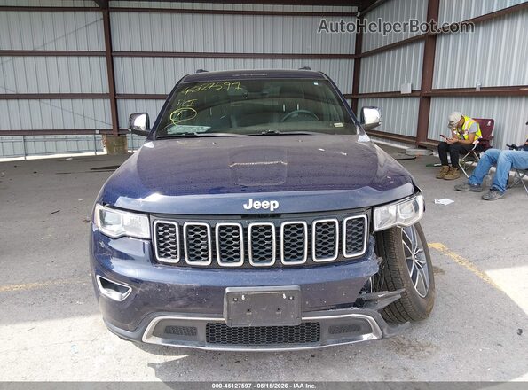 1C4RJFBG2HC809611 2017 JEEP GRAND CHEROKEE Blue უკანა სალონის ხედი
