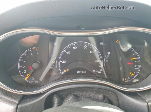 1C4RJFBG2HC873065 2017 JEEP GRAND Black Вид щитка приладів