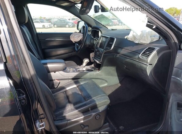 1C4RJFBG2JC379391 2018 JEEP GRAND CHEROKEE Black წინა სალონის ხედი