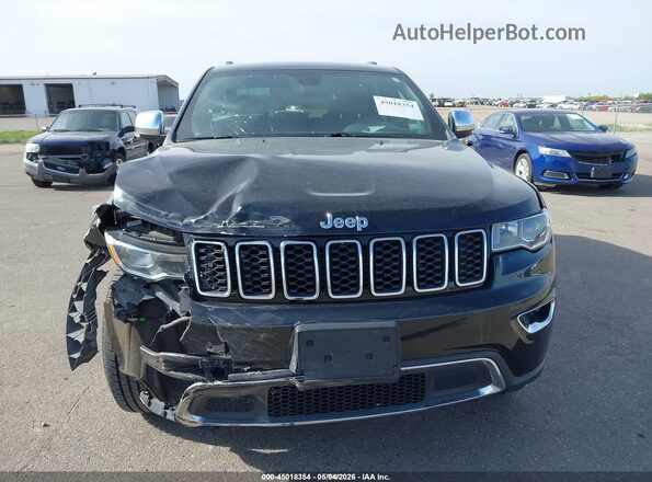 1C4RJFBG2JC379391 2018 JEEP GRAND CHEROKEE Black ხელსაწყოთა პანელის ხედი