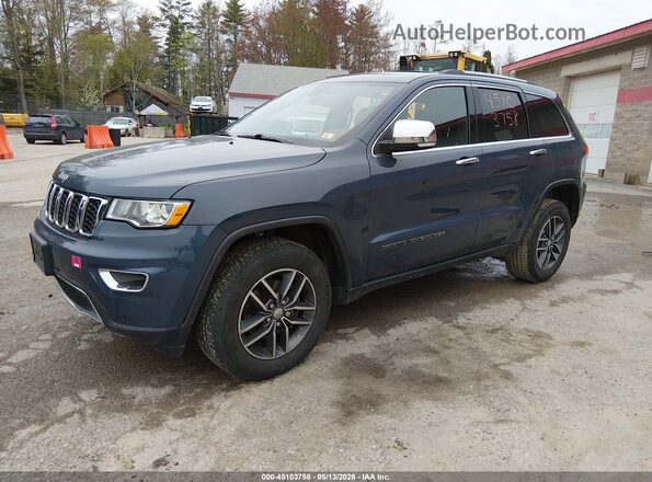 1C4RJFBG2KC777878 2019 JEEP GRAND CHEROKEE Blue წინა მარცხენა ხედი სამი მეოთხედიდან