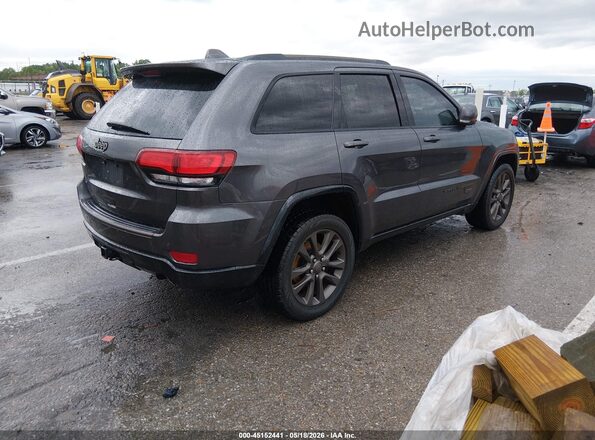 1C4RJFBG3GC389520 2016 JEEP GRAND CHEROKEE Серый Задняя правая четверть