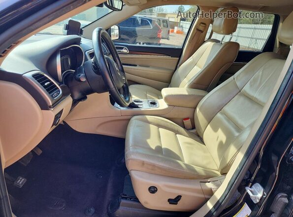 1C4RJFBG3JC321595 2018 JEEP GRAND Black Вид салону спереду