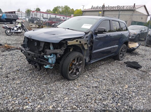 1C4RJFBG3LC160118 2020 JEEP GRAND CHEROKEE Blue წინა მარცხენა ხედი სამი მეოთხედიდან