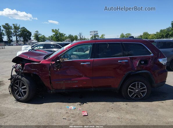 1C4RJFBG4JC140070 2018 JEEP GRAND CHEROKEE Burgundy Սալոնի 360 աստիճան տեսք