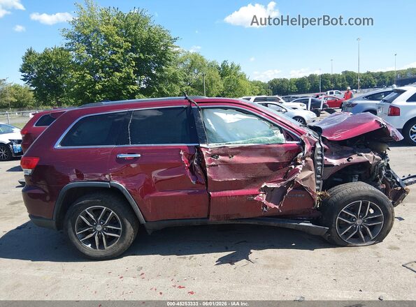 1C4RJFBG4JC140070 2018 JEEP GRAND CHEROKEE Burgundy Սալոնի հետևի տեսք
