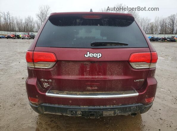1C4RJFBG4JC378811 2018 JEEP GRAND Бордовый Вид сзади