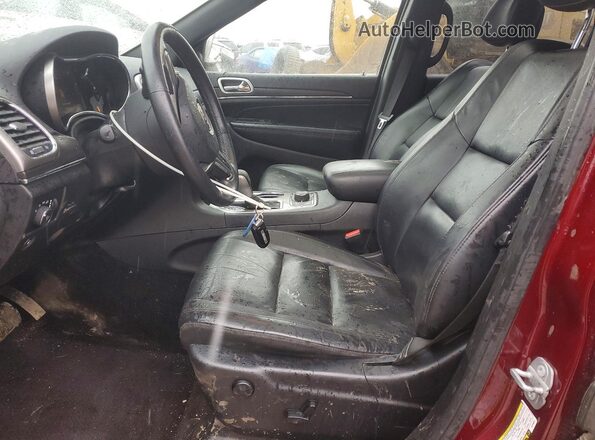 1C4RJFBG4JC378811 2018 JEEP GRAND Бордовый Вид салона спереди