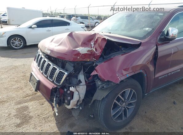 1C4RJFBG4JC511065 2018 JEEP GRAND CHEROKEE Red Դիմացի տեսք