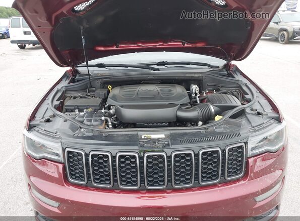 1C4RJFBG4KC702096 2019 JEEP GRAND CHEROKEE Темно-бордовый Вид сзади