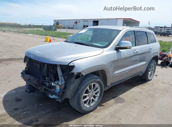 1C4RJFBG5GC333594 2016 JEEP GRAND CHEROKEE Silver წინა მარცხენა ხედი სამი მეოთხედიდან