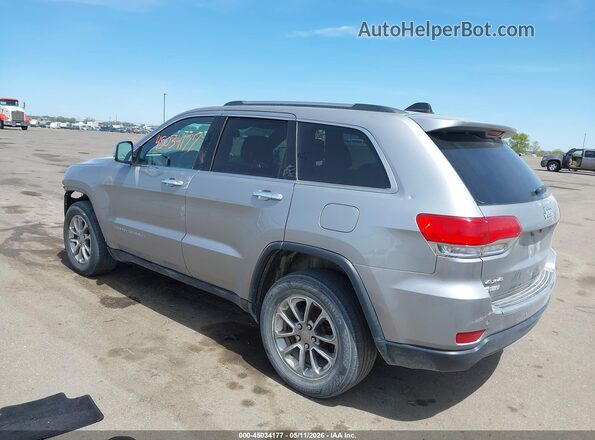 1C4RJFBG5GC333594 2016 JEEP GRAND CHEROKEE Silver უკანა მარცხენა