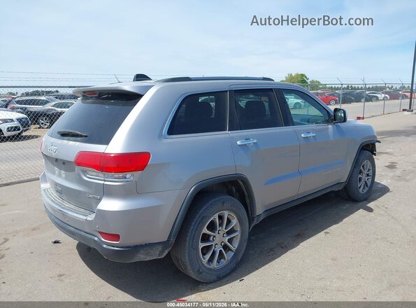 1C4RJFBG5GC333594 2016 JEEP GRAND CHEROKEE Silver უკანა მარჯვენა