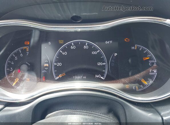 1C4RJFBG5GC333594 2016 JEEP GRAND CHEROKEE Silver უკანა სავარძლების ხედი